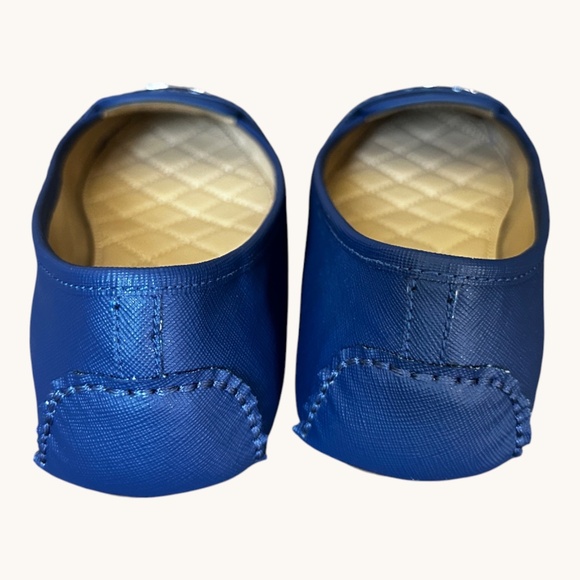 Michael Kors MK Plate Moccasin Flat Shoes Cobalt Blue Womens US Size 8.5M - Picture 3 of 6